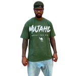 Mujahid “Defeat the Nafs” Oversized Tee – Forest Green