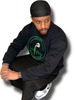 Sweatshirt (White-green) logo