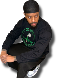 Sweatshirt (White-green) logo