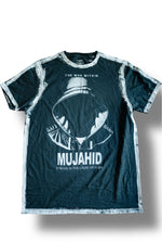 Black/ White print Mujahid Calligraphy”THE WAR WITHIN” border Tee shirt